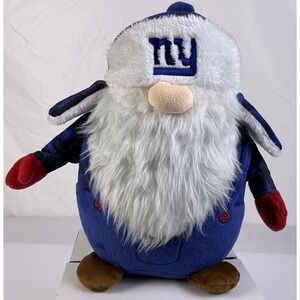 New York Giants FOCO Plush Gnome Team Logo Stuffed Decor NFL Licensed